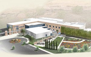 Construction is under way on the Scripps Proton Therapy Center in Mira Mesa.