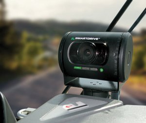 The SmartDrive dash-mounted video camera gives a birds-eye view of what’s happening from the driver’s seat of commercial truck and bus fleets by recording driver decisions 15 seconds before and after events.  