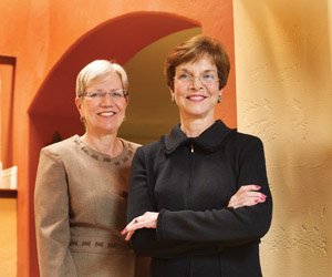 Karin Eastham, left, serves on the boards of Amylin Pharmaceuticals Inc., Illumina Inc. and Trius Therapeutics Inc., in addition to two biotechs outside of San Diego. Julia Brown, right, serves on the boards of Targacept Inc., and Biodel Inc. both based outside of San Diego. Both women agree that diversity on corporate boards leads to better decisions. 