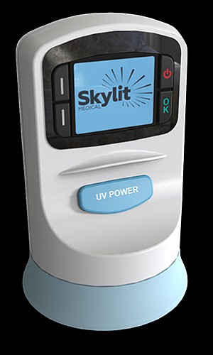 Skylit Medical is developing a handheld device for in-home treatment of psoriasis, eczema and vitiligo.
