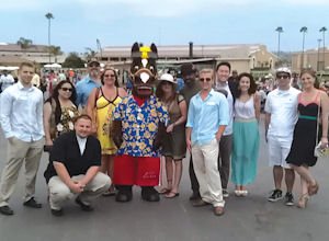 Horsin’ around: New Horizons employees on field trip to Del Mar Racetrack
