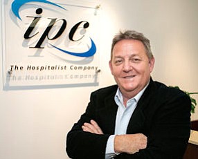 Doctor in Charge: Adam Singer, physician and chief executive of IPC The Hospitalist Co. Inc., at the company’s offices in North Hollywood.