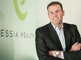 In Charge: Matthew Kirchner, CEO of Essia Health, at Warner Center offices.