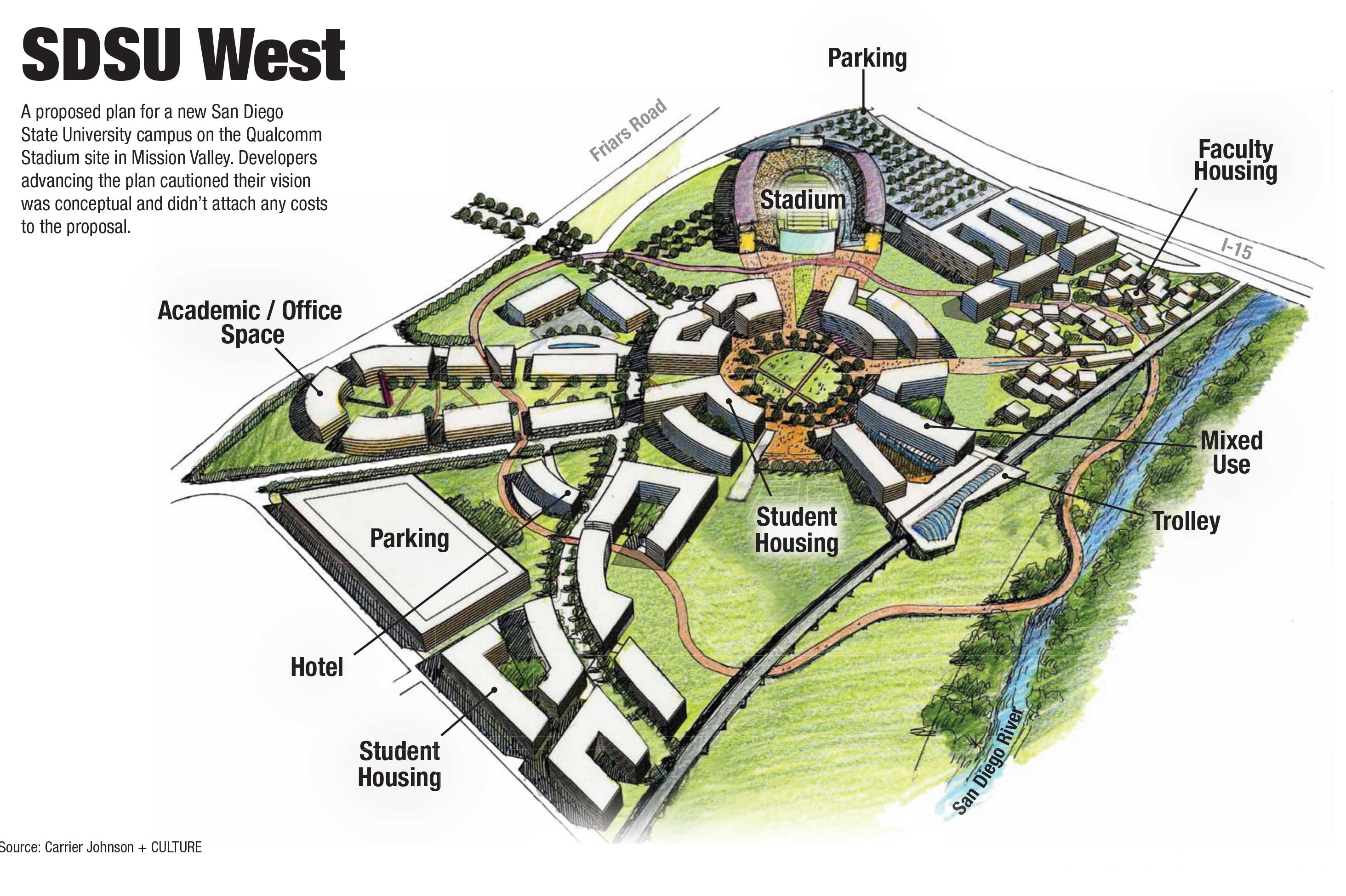 SDSU Campus Map Printable