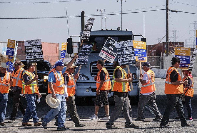 Port Truckers Strike Winds Down With Little Cargo Impact | Los Angeles ...