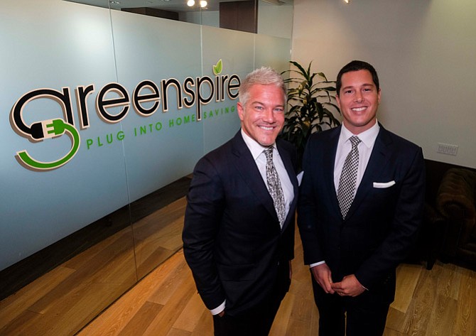 Andy Baker, left, and David Murray of Greenspire.