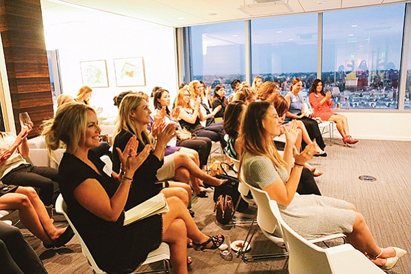 Women hear from and meet with local female leaders during a Changemaker Chats event in San Diego. The local chapter of the New York-based group, which is in more than a dozen cities globally, launched in 2017. Photo courtesy of Carly Matsumoto.