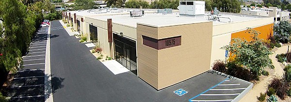 Longfellow Real Estate Partners has acquired two industrial buildings in Sorrento Valley on Roselle Street. Photo courtesy of CoStar