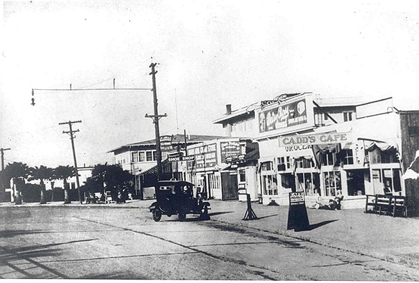 Prospect Street in La Jolla around the time that Frederick Brown opened what would become Willis Allen Real Estate. Photo courtesy of Willis Allen Real Estate
