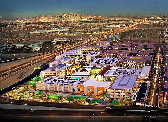 San Diego’s Matter Real Estate Group is planning a $400 million mixed use project in Las Vegas. Rendering courtesy of Matter Real Estate Group