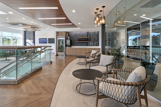 Pacific Building Group built new offices in Del Mar Heights for the law firm of Perkins Coie. Photo courtesy of Pacific Building Group.