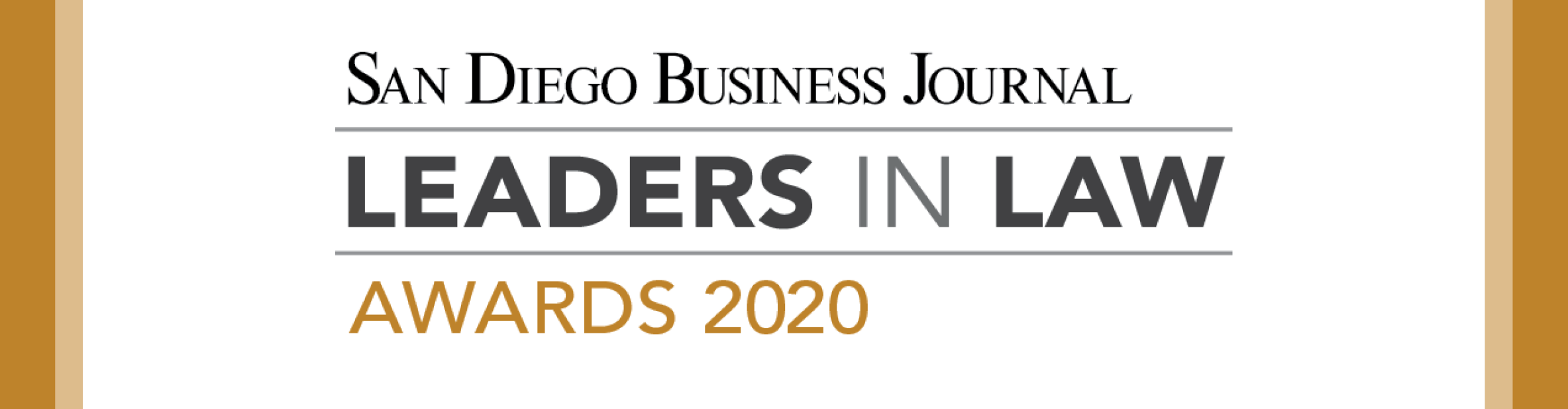 2020 Leaders in Law San Diego Business Journal Leaders in Law