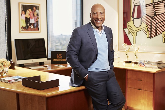 Byron Allen in his office.