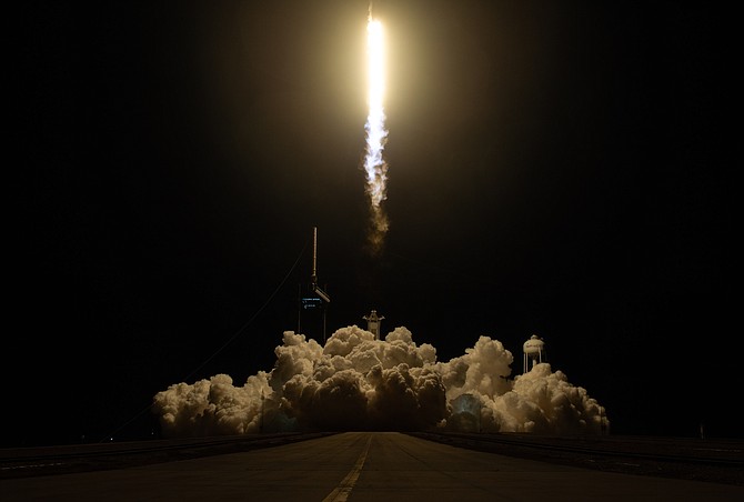 Spacex Launches Crewed Mission With Nasa Los Angeles Business Journal