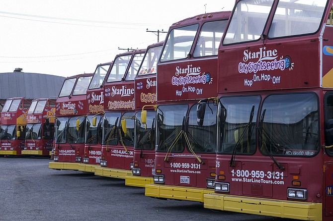 Starline has sidelined most of its buses during the pandemic.