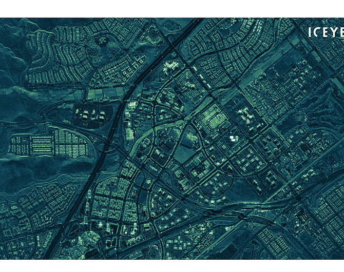 ICEYE Satellite View of Irvine