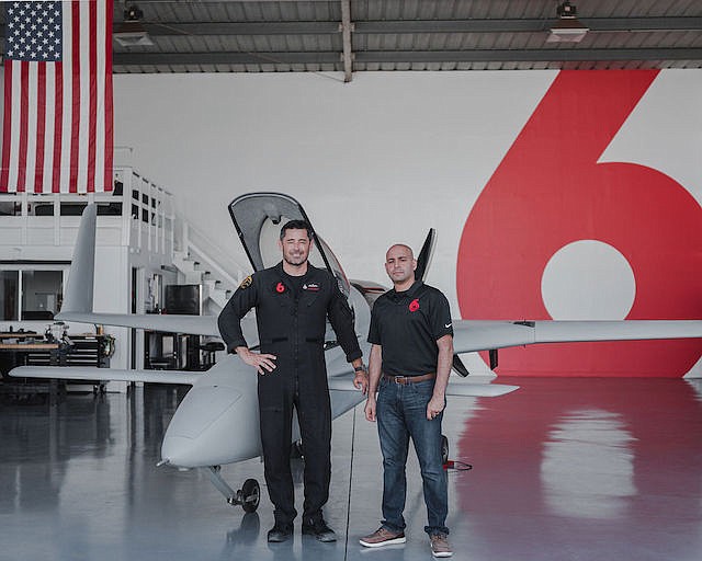 Red 6 Chief Executive Daniel Robinson (left) and Chief Financial Officer Maissan Almaskati.