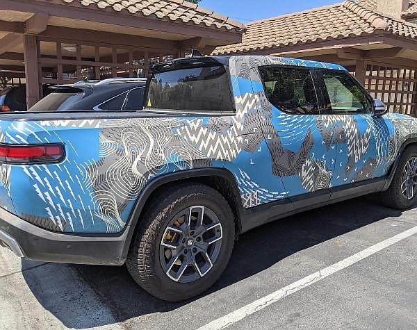 Rivian test models spotted across Orange County this month