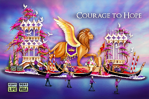 Be sure to see the Donate Life float in the Rose Parade on New Year’s Day which reminds people worldwide that they have the power to give the greatest gift of all: the gift of life.  And register to be a donor at OneLegacy.org/Register.