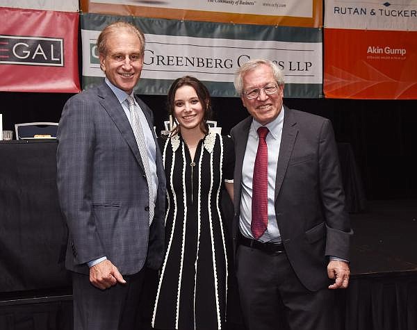 Business Journal Publisher Richard Reisman, Mara Chemerinsky, and Erwin Chemerinsky