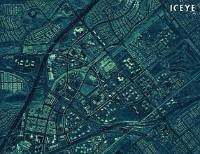 Iceye specializes in monitoring with radar satellite imaging