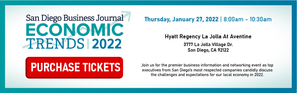 2022 Sdbj Events | San Diego Business Journal