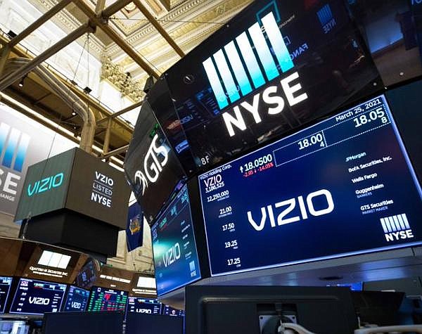 Vizio: 2nd highest market cap among new listings
