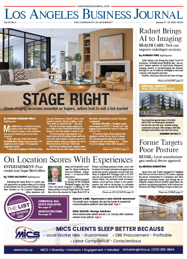 Los Angeles Business Journal Digital Edition