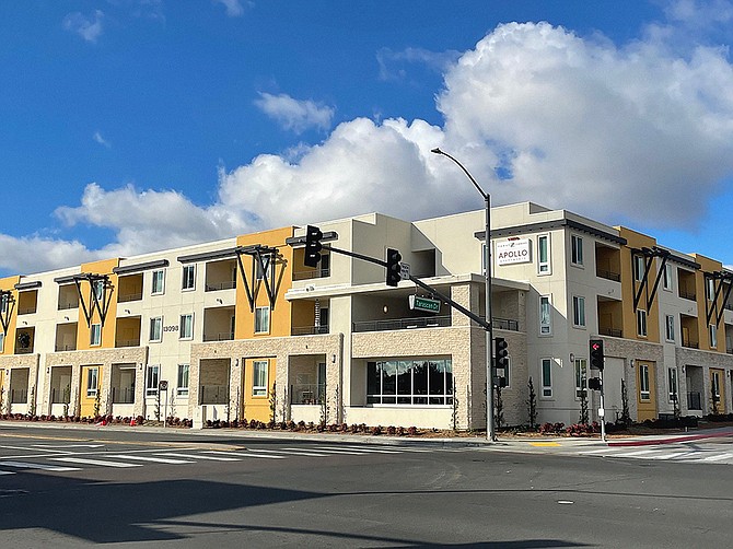 Photo courtesy of Chelsea Development Corp.
Apollo affordable housing complex in Poway opened in January.