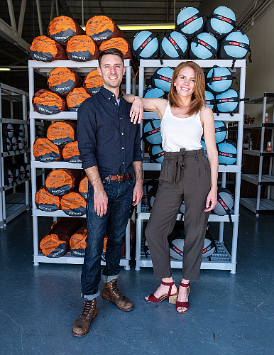 Co-Founders Ross Richmond, COO, and Rachelle Snyder, CEO.