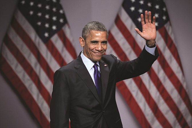 Former President Barack Obama is represented by the Harry Walker Agency.