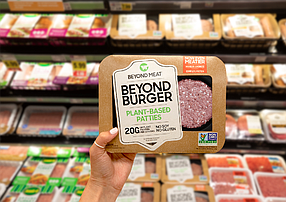 Retail sales were down for Beyond Meat products in late 2021.