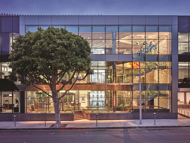 Kennedy Wilson’s Beverly Hills headquarters.