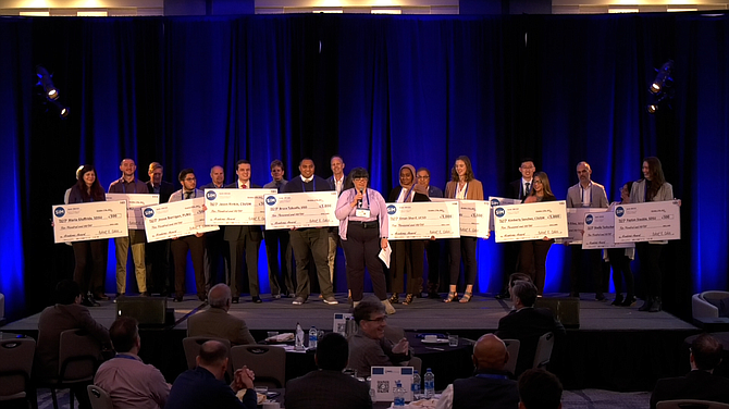 In its latest round of scholarship awards, SIM San Diego presented nearly $30,000 to students at five local universities. Photo courtesy of SIM San Diego.