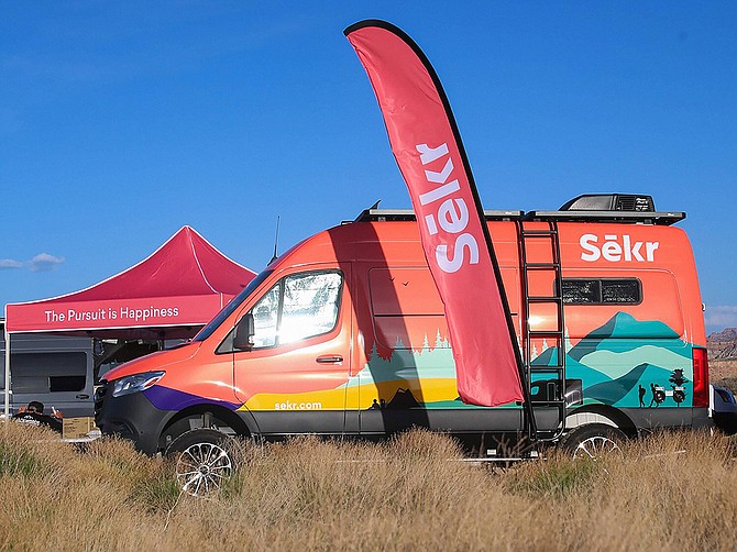 Sēkr’s app connects people living the van life with both free and paid campsites. (Photo courtesy of Sēkr)