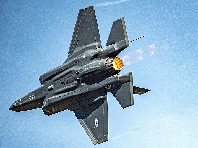 Photo courtesy of U.S. Air Force
A Lockheed Martin F-35 makes a pass at an air show in Reno in 2021.