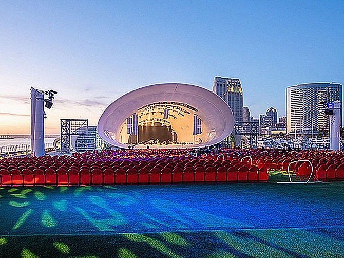 The Rady Shell on San Diego’s Bayfront was among projects and people honored by the Downtown Partnership for their innovation and contribution to downtown. (Photo courtesy of the San Diego Symphony)