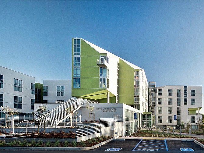 Webcor’s San Diego projects include a student housing complex at UC San Diego in La Jolla. Photo courtesy of Webcor