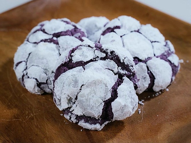 All Thing Ube treats are easy to spot with their deep violet color, thanks to a special ingredient: the purple yam known as ube, pronounced ooh-beh. Photo courtesy All Things Ube