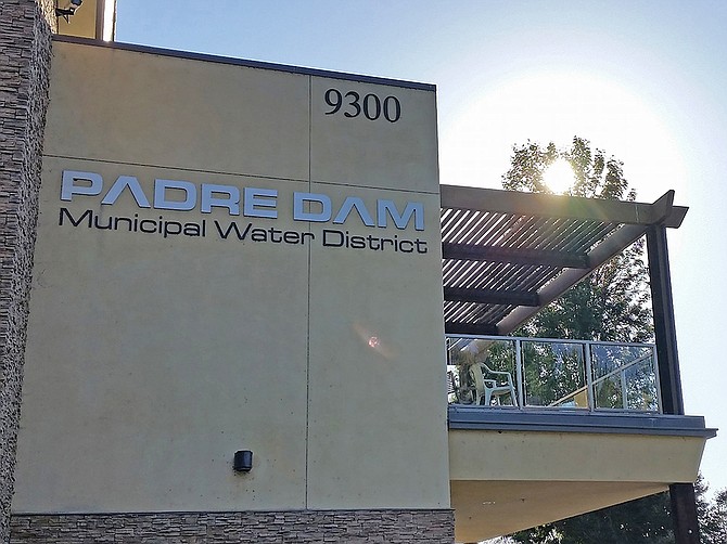 Padre Dam Municipal Water District in Santee is one of 24 member agencies to reap financial gains after San Diego County Water Authority’s litigation wins over Metropolitan Water District of Southern California. Photo courtesy Padre Dam Municipal Water District