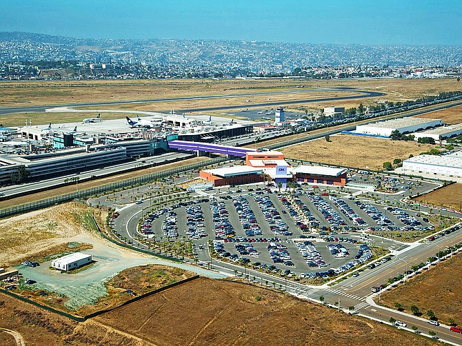 The new $100 million Tijuana International Airport passenger processing facility opened in May. Photo courtesy of CBX