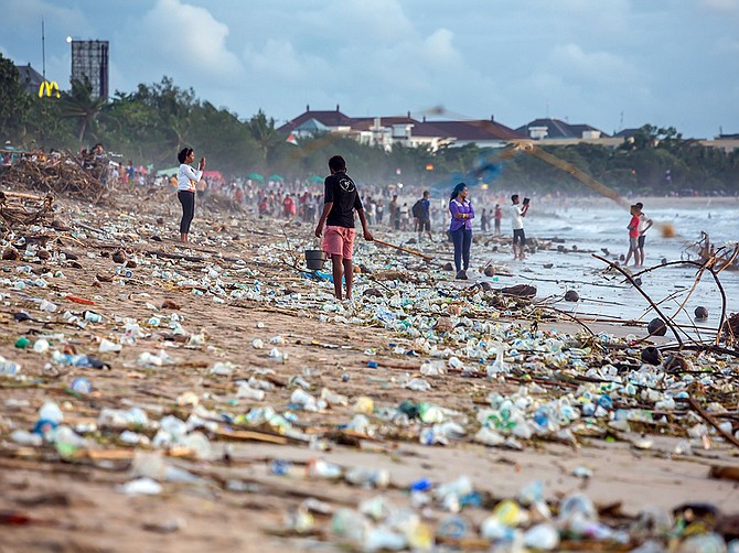 OpenOceans Global plans to develop maps that show beaches and coastlines around the world that have persistent plastic pollution such as this beach in Bali. Photo courtesy of OpenOceans Global