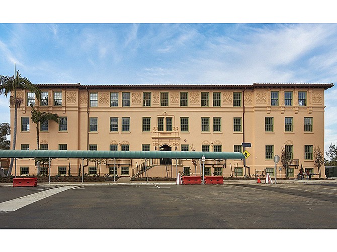 The former Mercy College of Nursing in Hillcrest has been restored to look much as it did when it was built in 1926. Photo courtesy of Scripps Health
